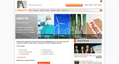Desktop Screenshot of anecto.com